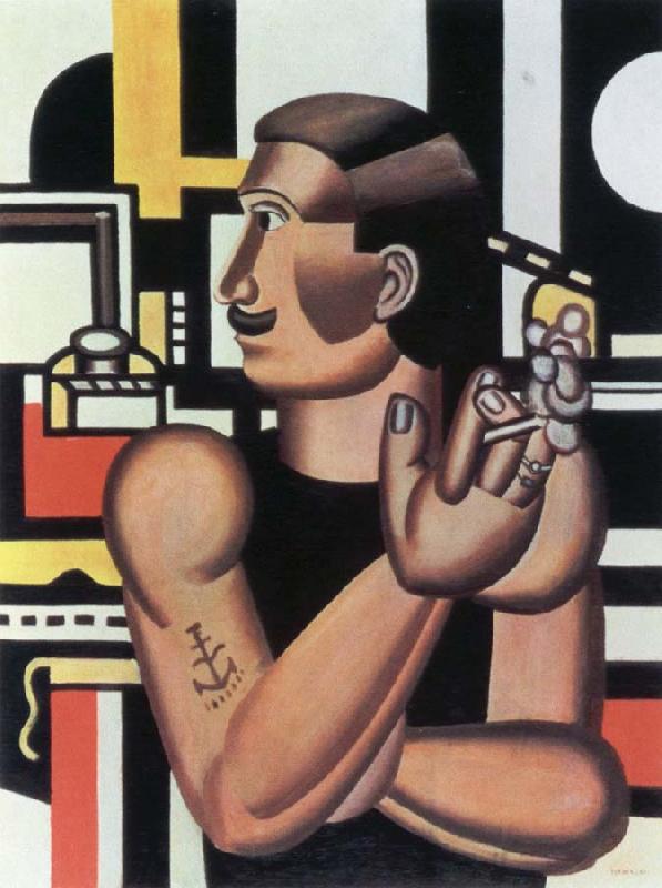 Fernand Leger the mechanic oil painting image